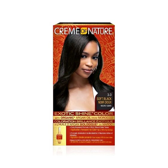 Creme Of Nature Exotic Shine Hair Color – 3.0 Soft Black