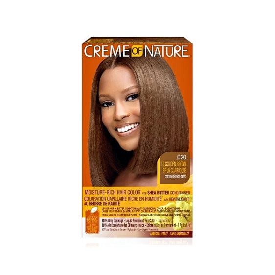 Creme Of Nature Moisture-Rich Hair Color – C20 Lt Golden Brown