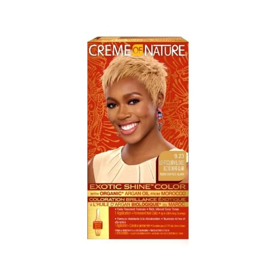 Creme of Nature Exotic Shine Color - 9.23 Lt Golden Blonde