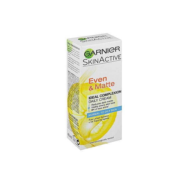 garnier even and matte moisturizer