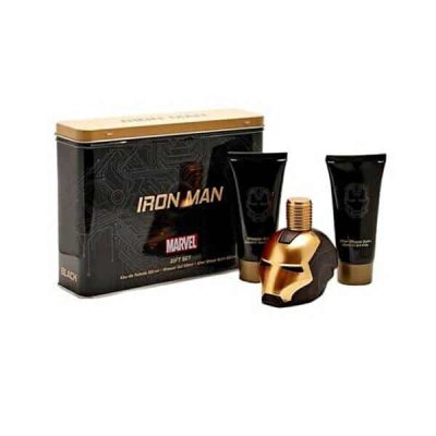 Marvel Iron Man Black 3 - Piece Gift Set for Men