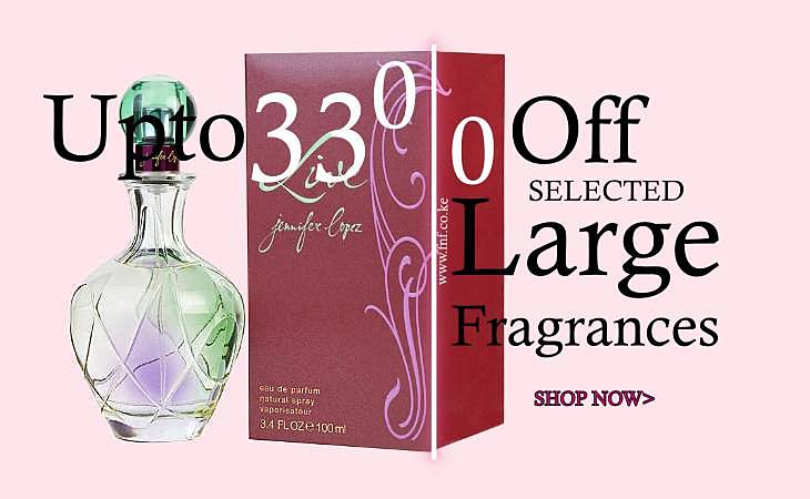 Upto 33% Off Selected Large Fragrances.
