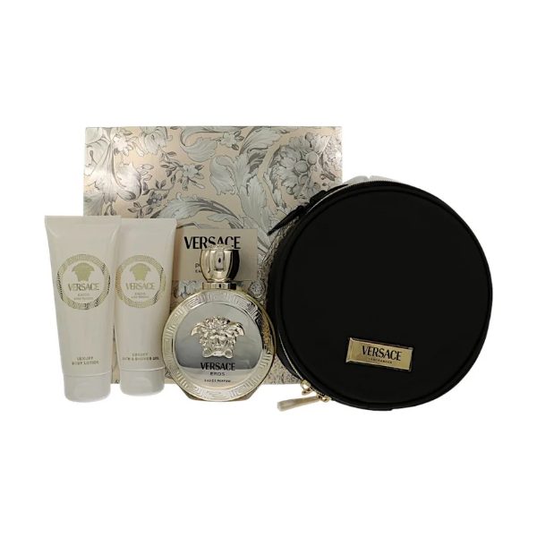 Versace Eros Pour Femme EDP 4-Piece Set